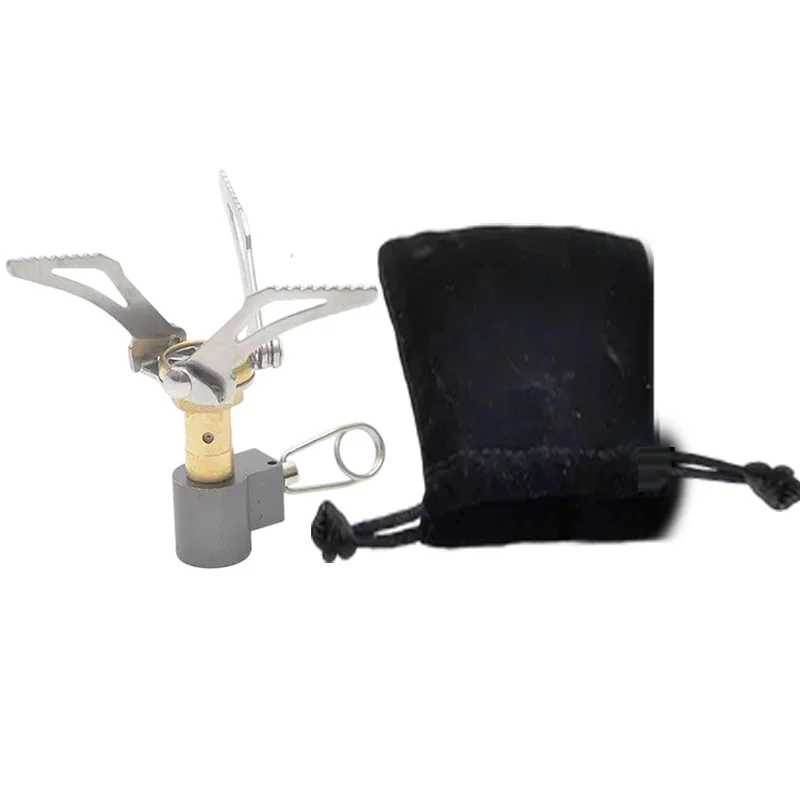 DHTB-3000T التيتانيوم البسيطة التخييم الغاز الشعلات قطعة واحدة جيب موقد في الهواء الطلق المشي لمسافات طويلة للطي الطبخ المحمولة فرن