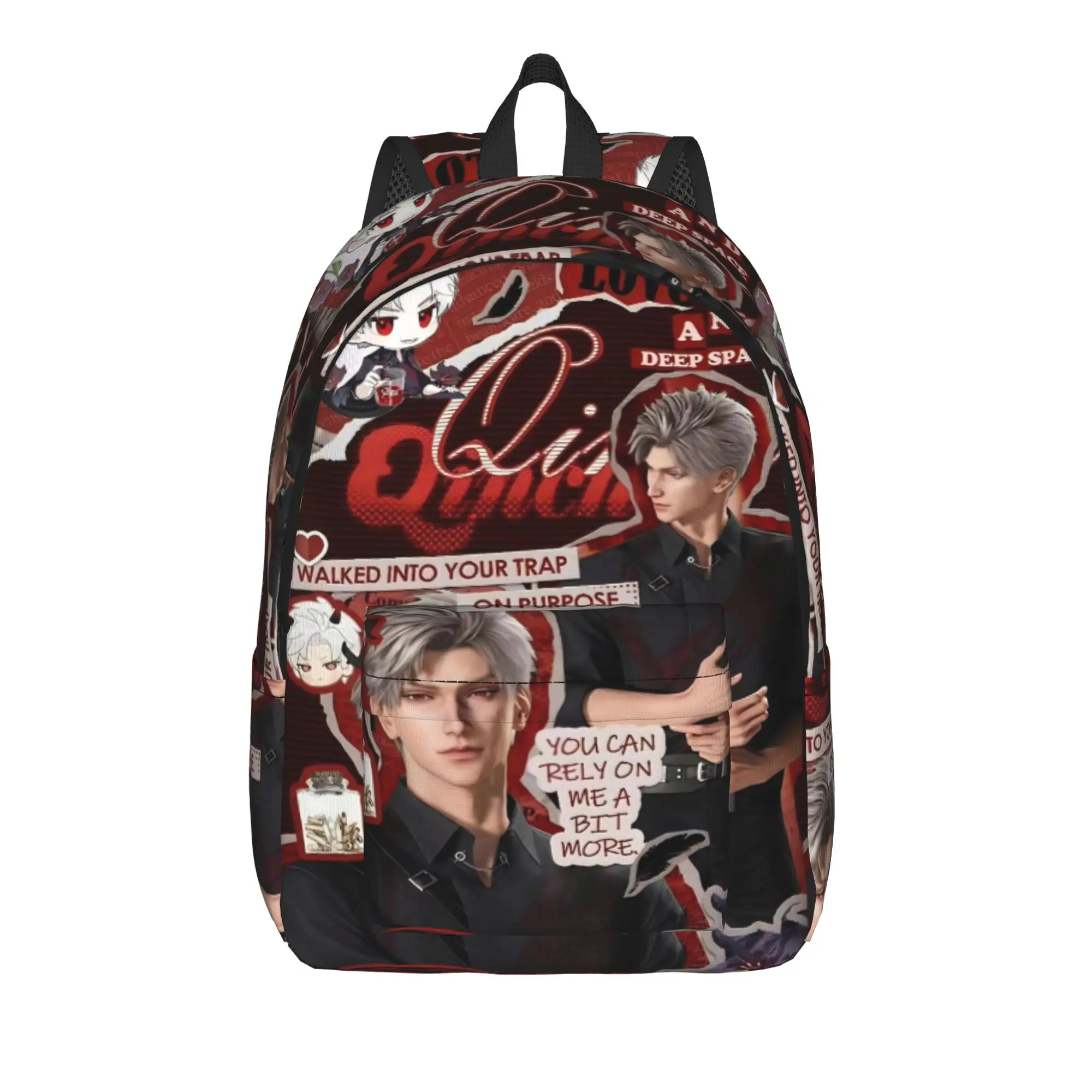 My Boyfriend Sylus Teenage Backpack Outdoor High School Work Love and Deepspace Game Daypack for Men Women Laptop Shoulder Bag