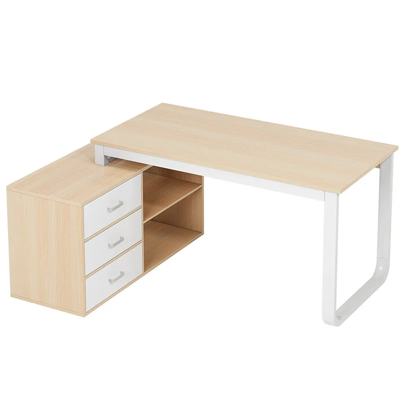 

Home office, bedroom, corner corner, steel wood, desk, computer desk