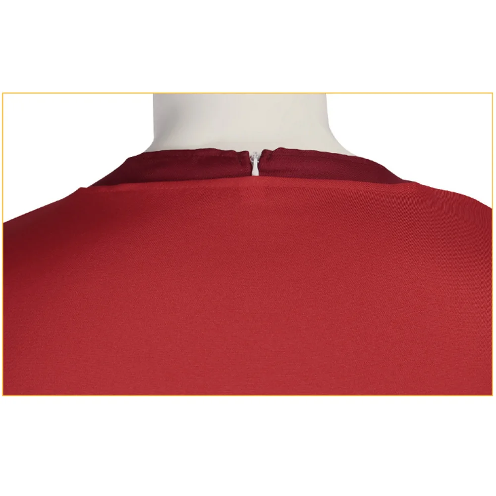 الحرس الملكي تأثيري الإمبراطور الأحمر زي فيلم معركة الفضاء تمويه دور اللعب الحرس الأحمر ملابس هالوين كرنفال الرجال الدعاوى #5