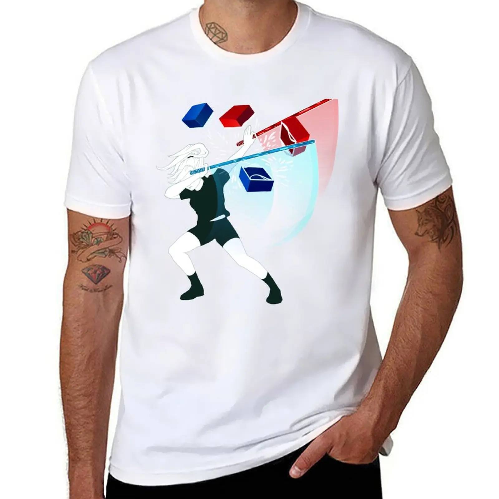 

Beat Saber Girl - Meme Edition T-Shirt man t shirt luxury man t shirts high quality luxury brand T-Shirt