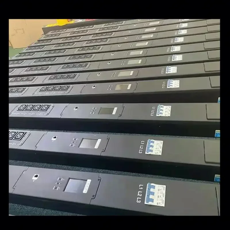 Premium Products 2026 China Good Quality Smart Remote Monitoring &Control LCD Meter PDU Customizable 63A Heavy PDU Power Distrib