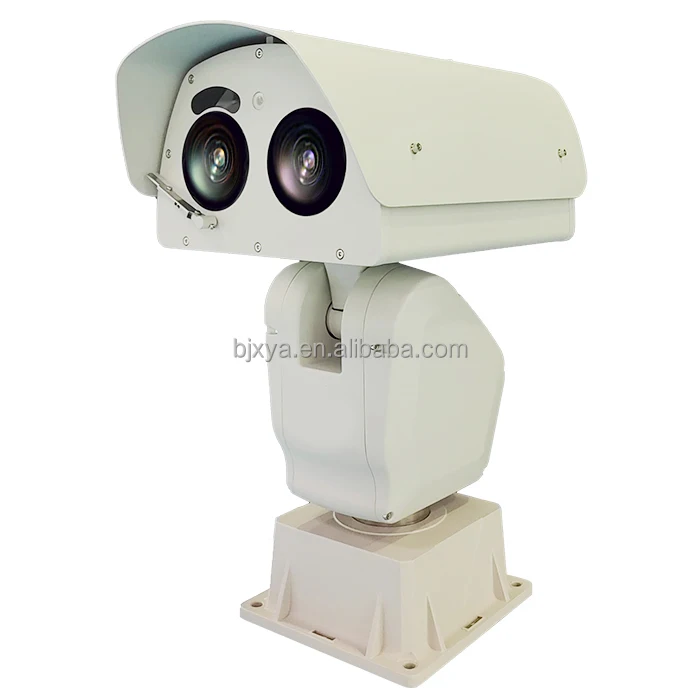 Kamera Keamanan Laut PTZ Presisi Tinggi Jangkauan Jauh Penglihatan Malam Termal Tampilan Gambar FLIR Sensor CMOS Penyimpanan Data Kartu SD