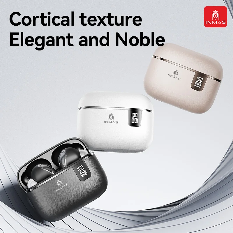 

Беспроводные Bluetooth-наушники INMAS Y107 Mini ENC, наушники с цифровым дисплеем, наушники с шумоподавлением, Спортивная гарнитура с Hi-Fi звуком и микрофоном