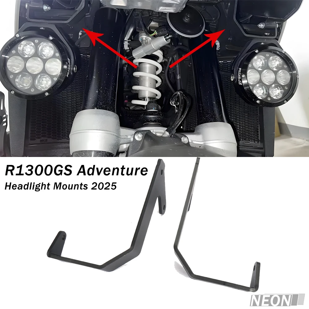 

For R1300 GS R1300GS Adventure 2024 2025 Headlight Bracket R 1300 GS ADV Auxiliary Spotlight Bracket Fog Light LED Support
