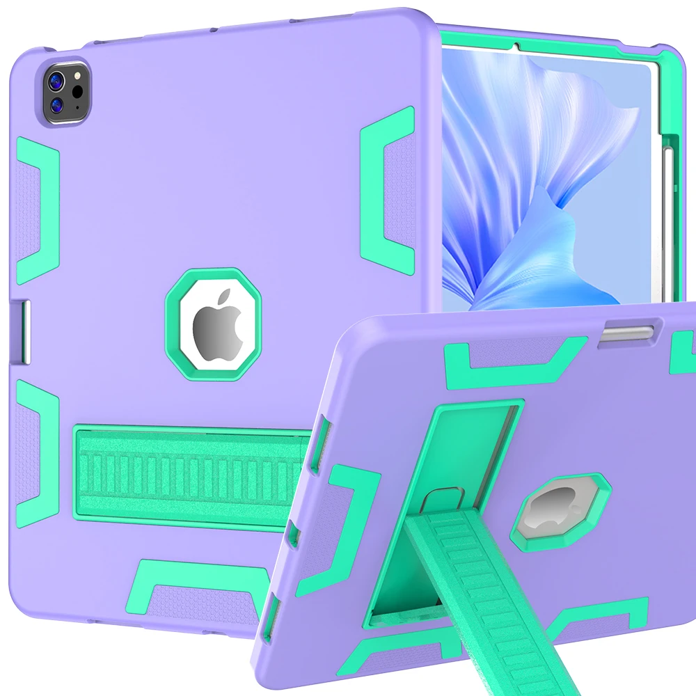 

3-слойный защитный чехол для iPad Pro 13 2024 Pro 11 2024 Air7 th 2025 10.9 10.2 9.7 Mini 6 7 th 8.3