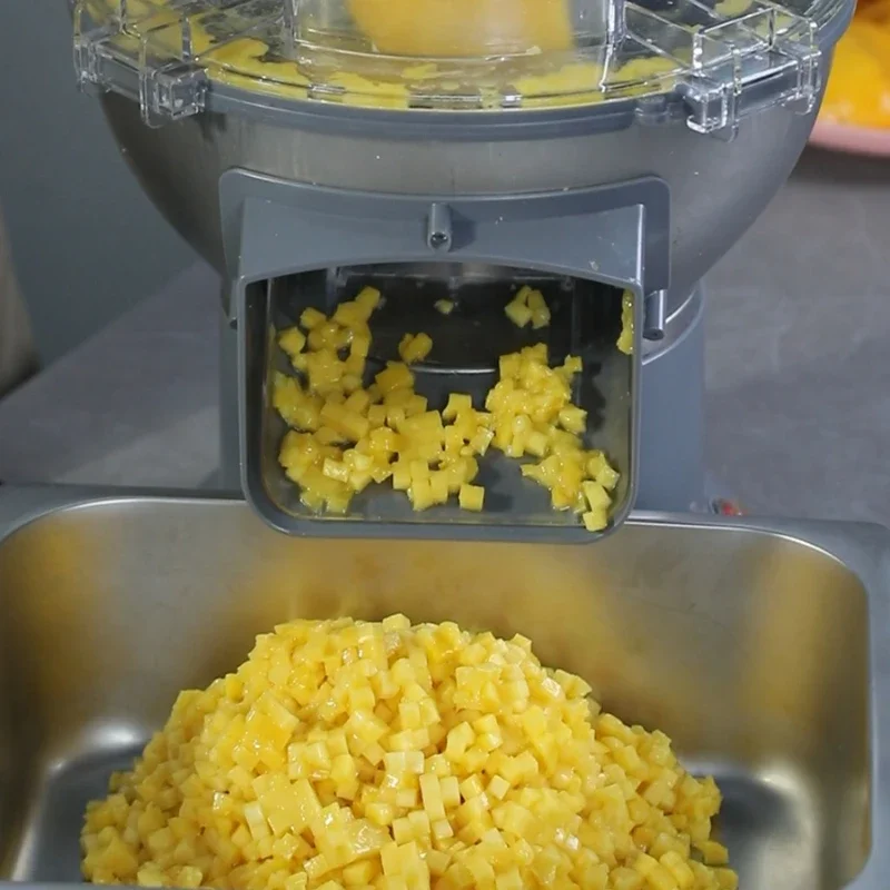 Dicing Machine commerciale frutta e verdura patate a dadini carota dicrodomesticos De Cozinha Eletricos