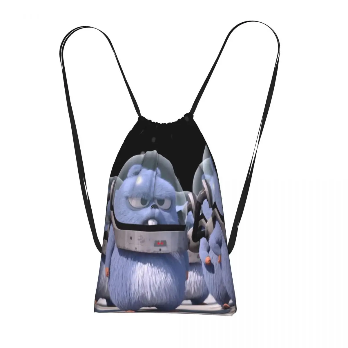 

Grizzy And The Lemmings Backpacks Portable Drawstring Bags Sports Bag Book Bags for Man Woman School