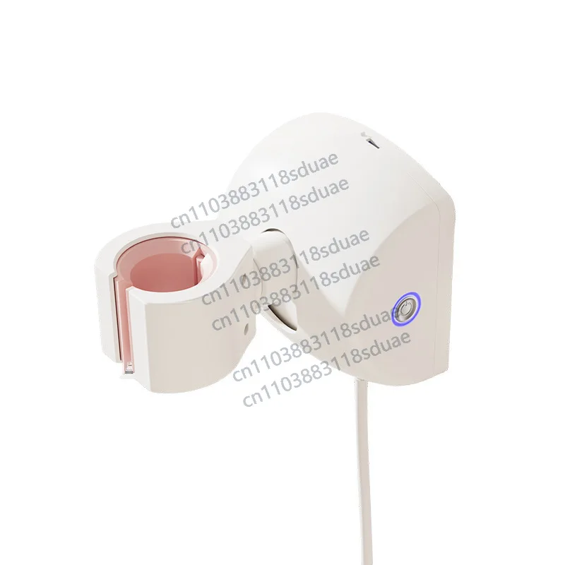 Hair Dryer Holder Wall Mounted No Drill Bathroom Storage Rack Hair Dryer Stand Organizer Hands Free Storage Tool