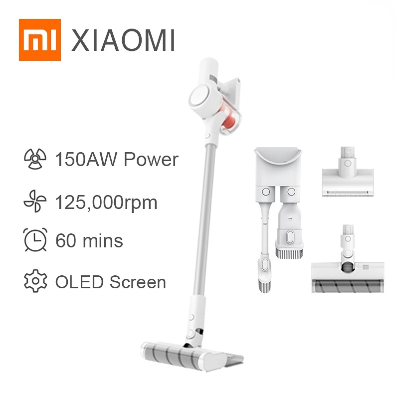 

XIAOMI MIJIA Handheld Vacuum Cleaner K10 Home Car household Wireless Sweep 125000rpm 170AW cyclone Suction Multifunctional Brush