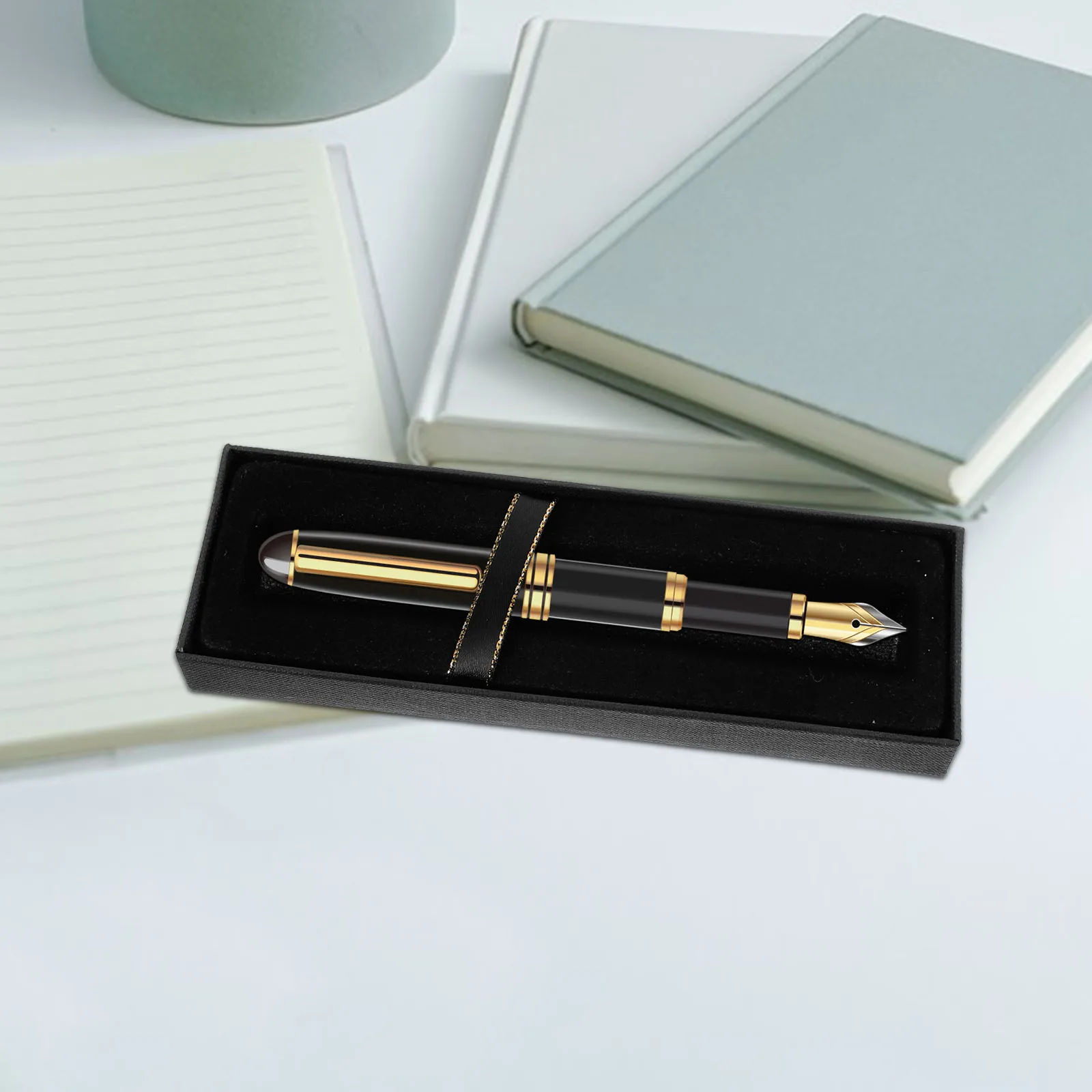 

2pcs Pen Box Gift Packaging Paper Silk Fabric Pen Case Organizer Storage Holder for Pens Pencils Gift Wrapping Box Students