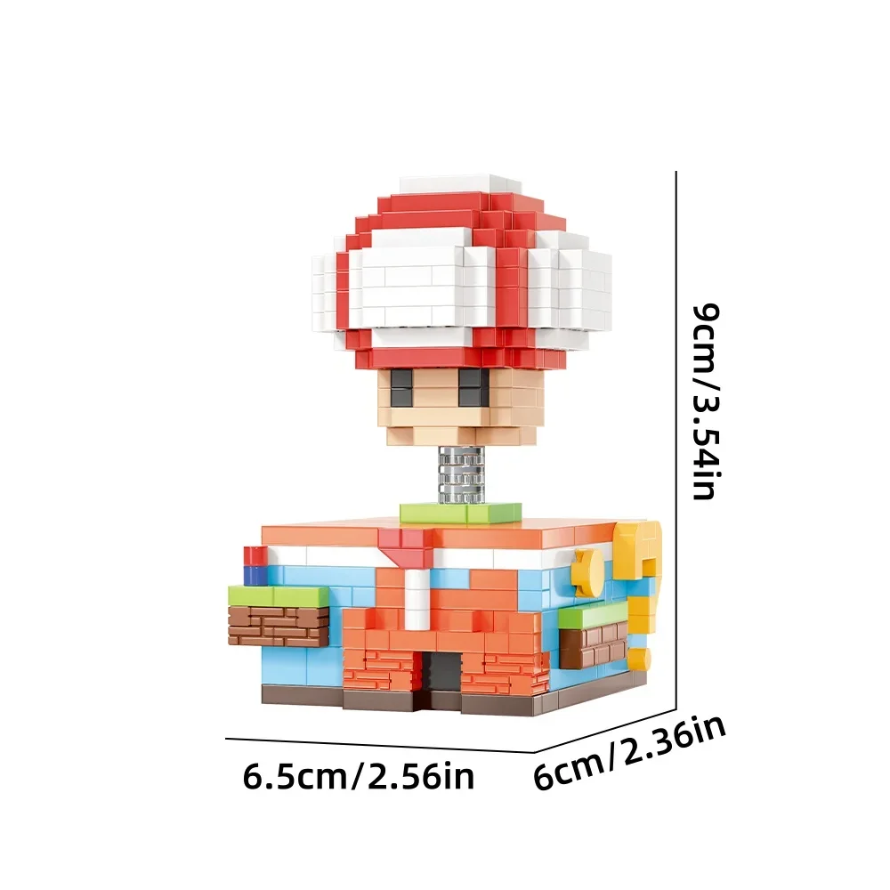 Criativo anti ansiedade pressionando tijolos modelo interativo blocos de construção kit para crianças idade 3 + haste aprendizagem liberação estresse presente