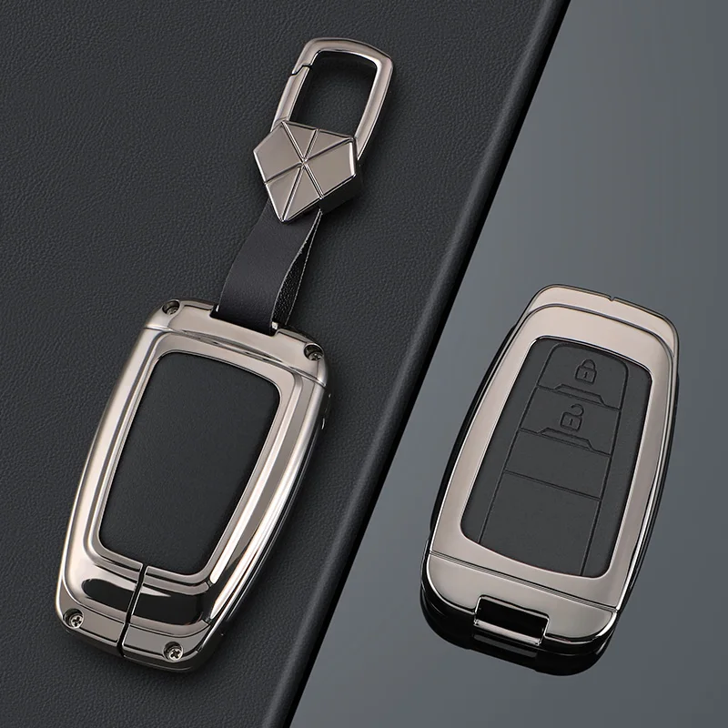 

Suitable for Toyota zinc alloy key bag Highlander Camry Corolla RAV4 Prado key chain protective cover car accessories
