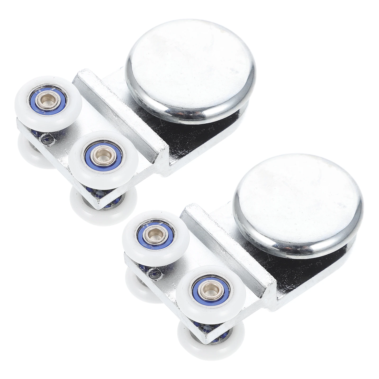 

2 Pcs Bathroom Door Pulley High Grade Material Shower Room Wheel Glass Sliding Door Runners Hardware Parts Strong Load Bearings