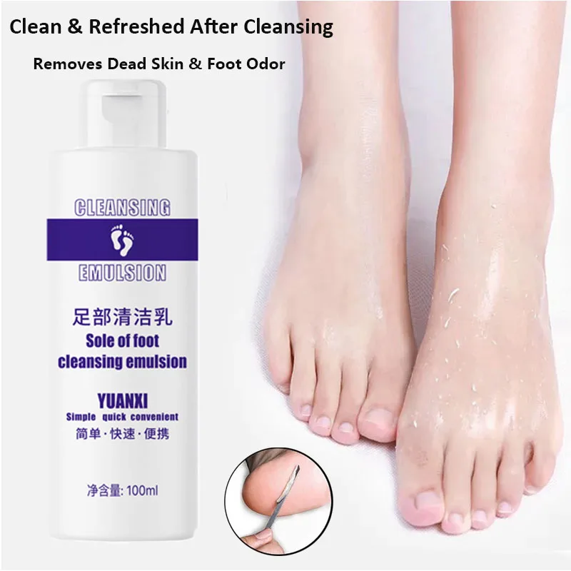 120ml Foot Exfoliation Softener Exfoliation Calluses Foot Emulsion Anti-crack Enhancer Professional Nail Polishing Pedicure