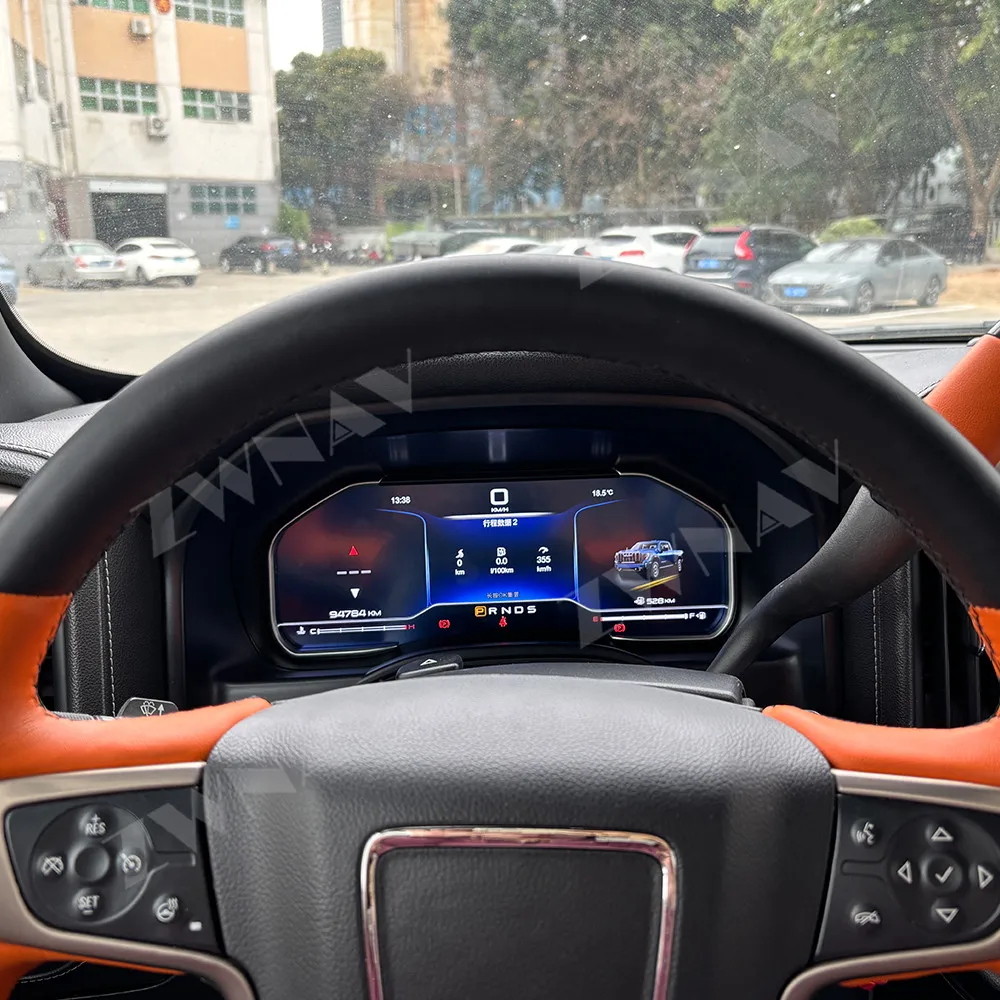 

US Stock For Chevrolet Silverado 2013-2019 For GMC-SIERRA2014-2020 LCD instrument panel Speedometer Head Unit Meter Screen Linux