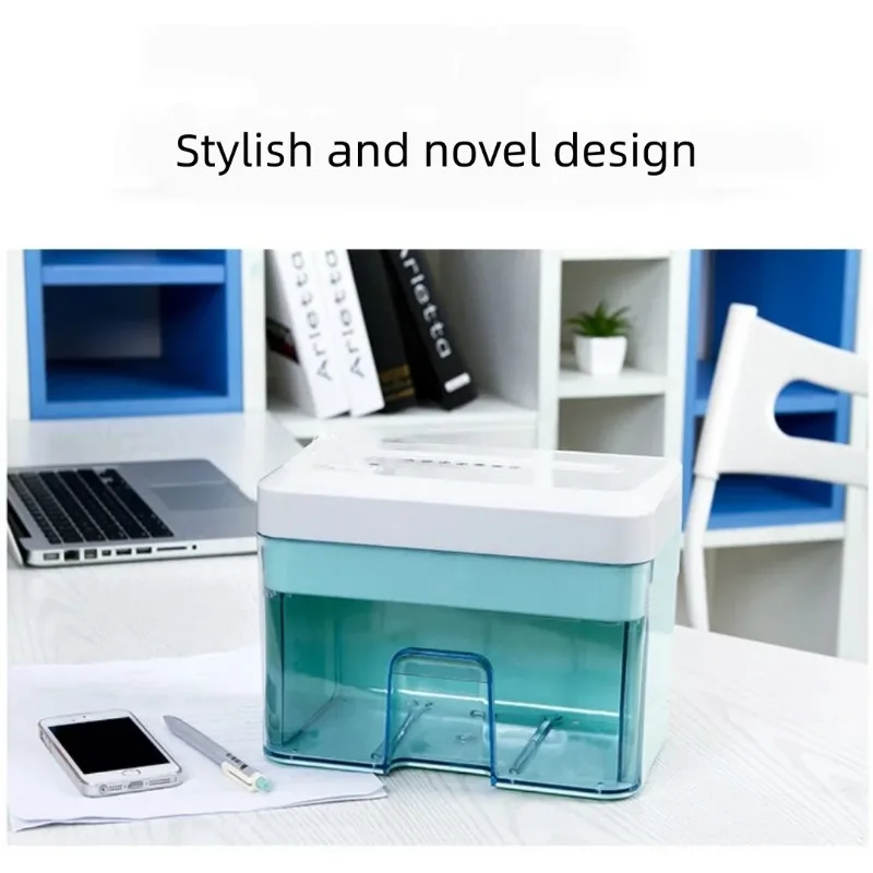 5-level secret desktop drawer office home granular electric paper shredder file shredder shred to 2mm