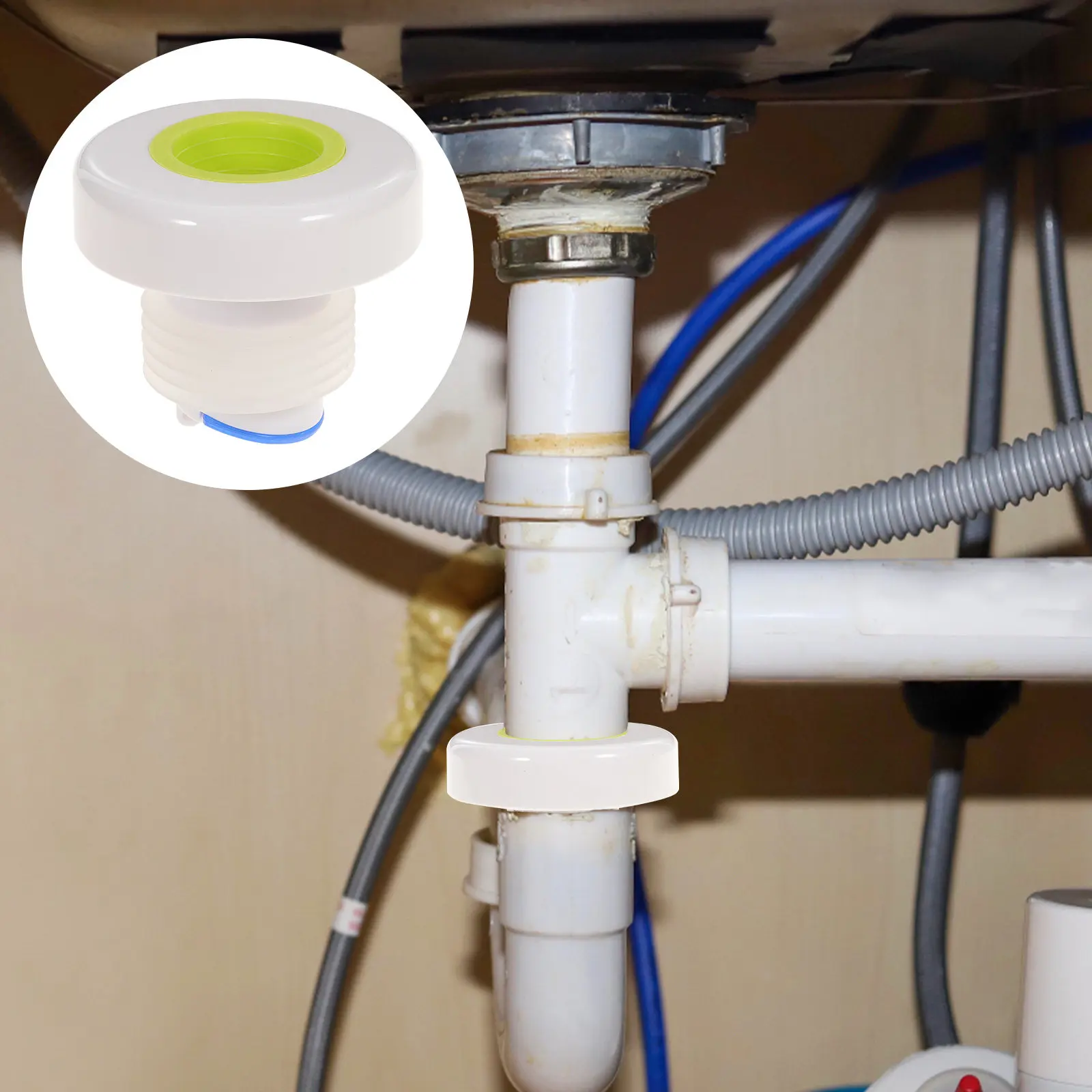 

Silicone Drain Sealing Plug Widened Five-Layer Seal Sewer Pipe Cover for Washing Machine Kitchen Bathroom Hose Drain Prevent