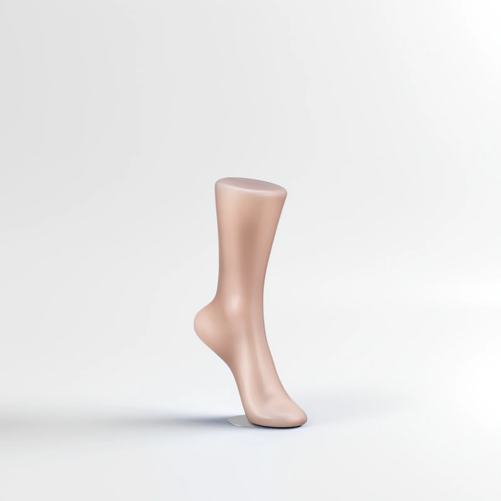 

Female Foot Mannequin 1PC Magnetic Bottom Sock Display Model Plastic Shoes Support Fake Feet Realistic Shape Smooth