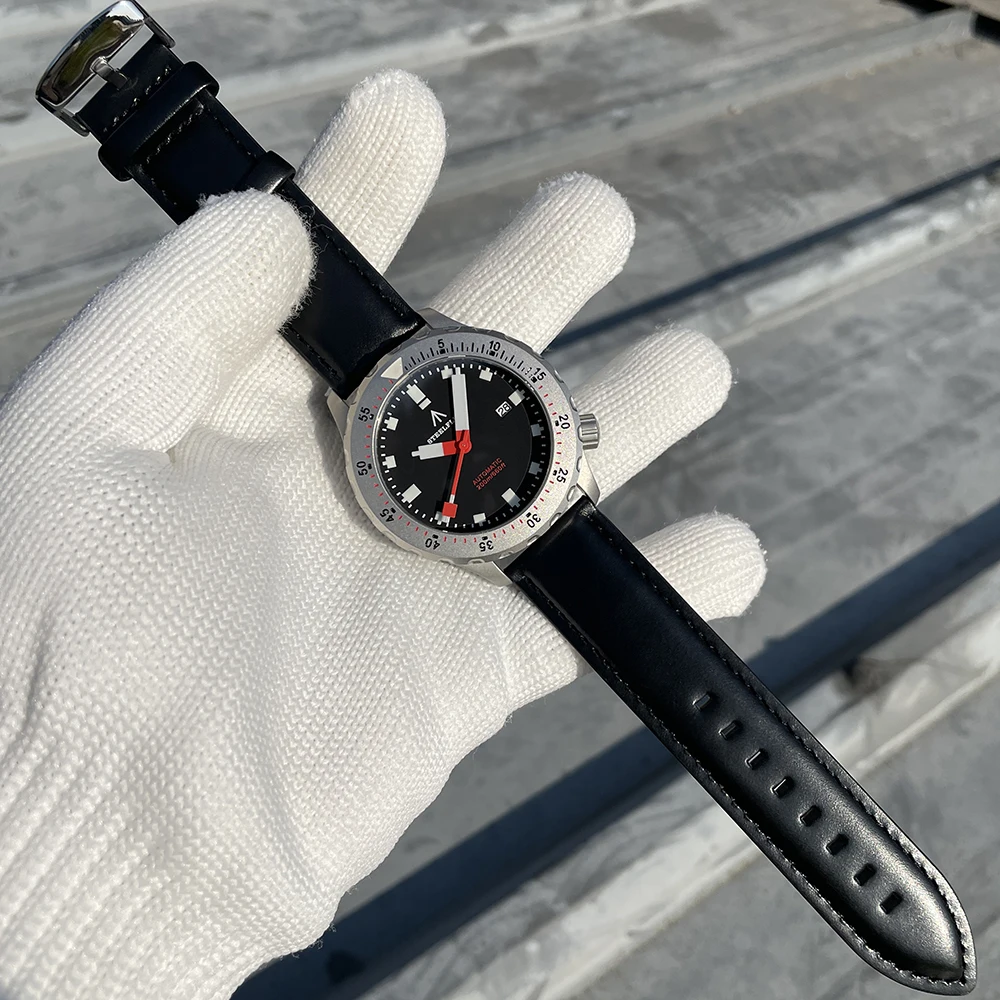 STEELFLIER Offizielle SF752 Mode Mechanische Armbanduhr NH35 Uhrwerk Super BGW9 Leuchtende 20Bar Wasserdichte Luxus Taucheruhren – Detail 35