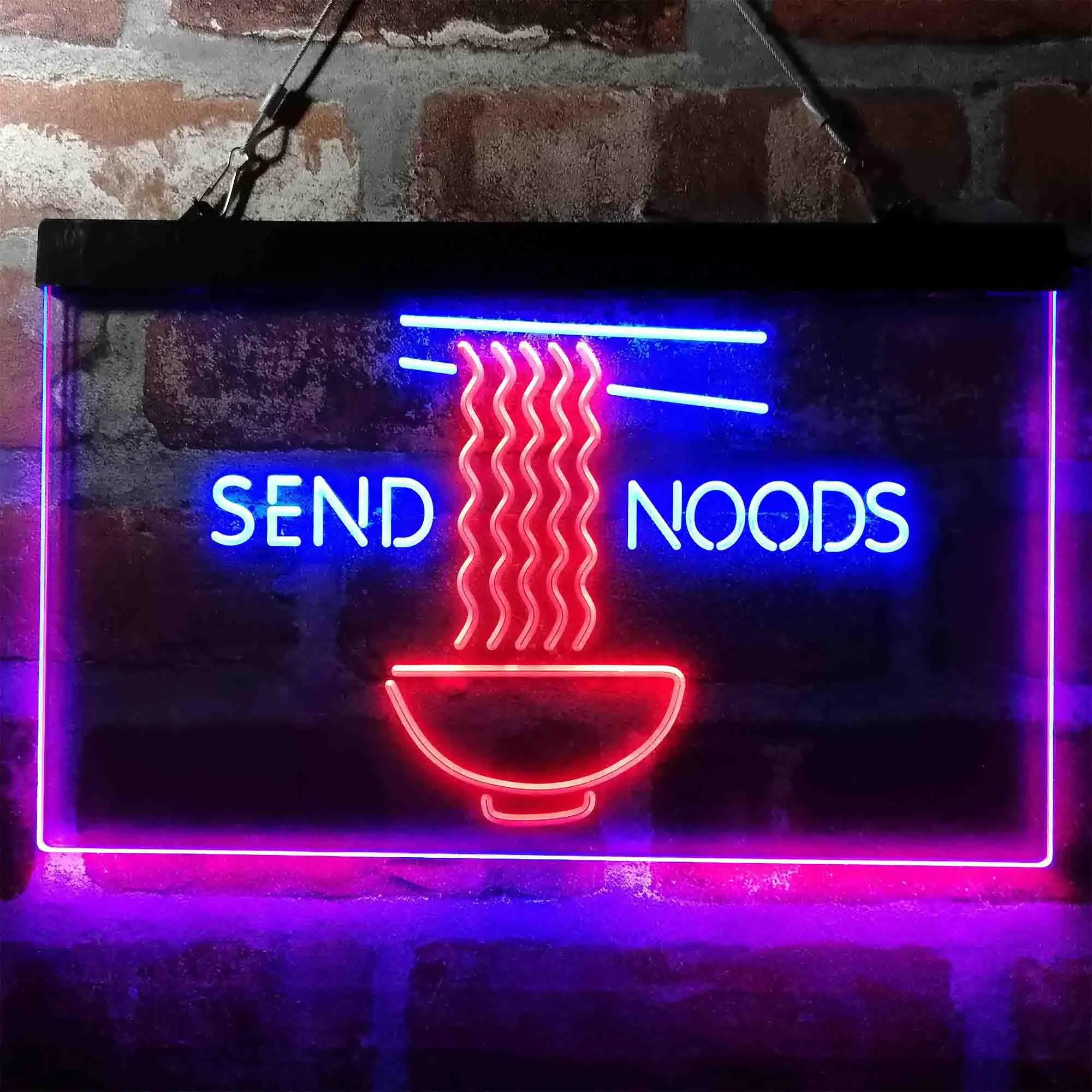 Humor Send Noods Nude Noodles Home Decoration Dual Color Led Neon Sign st6-i3977