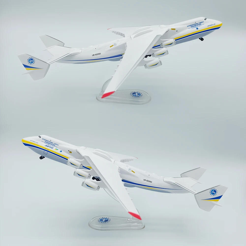 Antonov An-225 An-124 Mriya Plastic Airplane Model 1/400 Show Adult Collectible Toy Boy Large Ukrainian Transport Aircraft