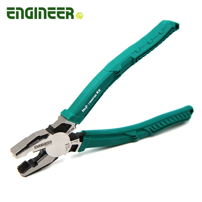 ENGINEER PZ-59 Multi-Function Pliers - Screw Removal, Wire Cutter, φ3-15mm Heavy-Duty for Maintenance