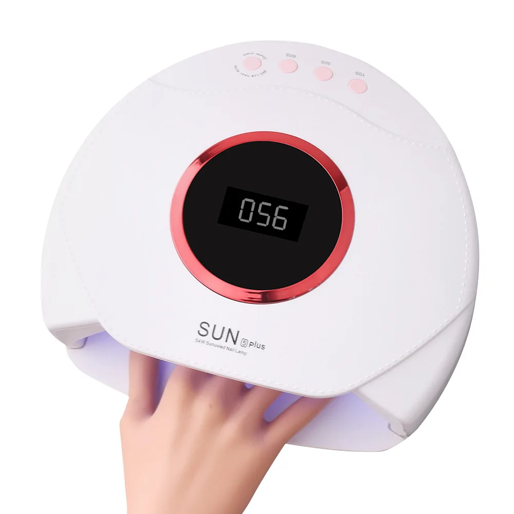 

54W UV LED Lamp For Nail Manicure 27 LEDS Professional Gel Polish Drying Lamps With Timer Auto Sensor Equipment Tools