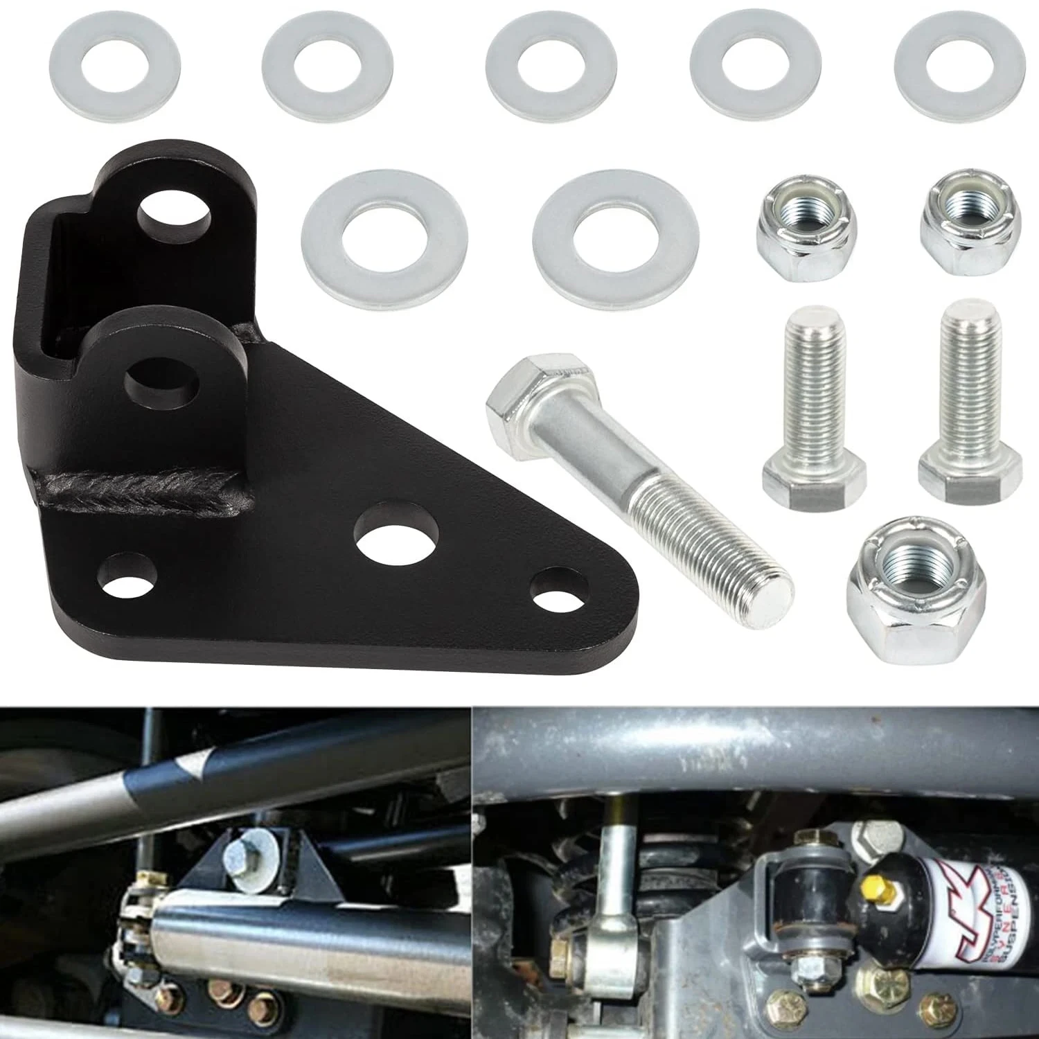 

8007 Automotive Steering Stabilizer Relocation Bracket Fit for Wrangler JK JKU 2007-2018