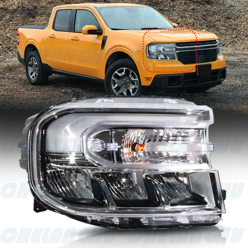 

For Ford Maverick 2022 2023 car accessories Right Side Front LED HeadLight HeadLamp DRL FO2503431 NZ6Z13008B