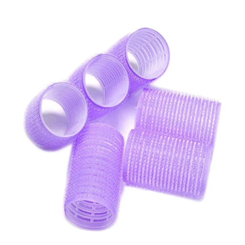 6pcs Hair Rollers Self-Adhesive Hair Curlers Lazy Curler Styling Curling Ribbon Hair Roller Heatless Curling Rod Headband C0023A