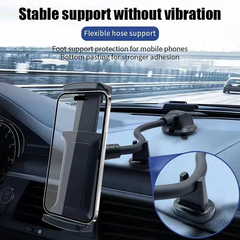 Dashboard Tablet Mount Truck Pad Holder Dashboard Tablet Mount Holder 360degree Adjustable Long Arm Extension Strong Suction