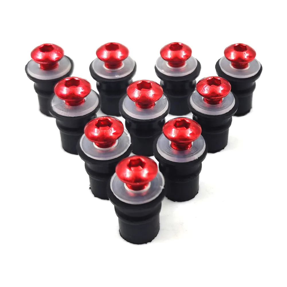 10pcs M5 Windshield Bolt Windscreen Mounting Screw Nut Washer for Kawasaki Ninja Honda CBR Suzuki GSXR Yamaha YZF R1 R3 R6 R7 image 5