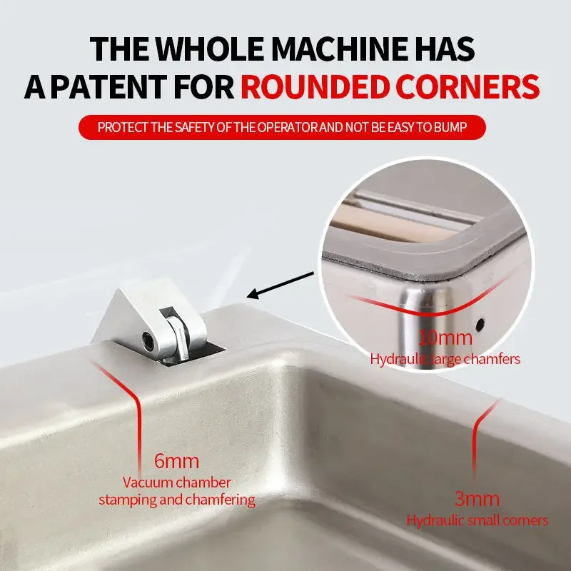 DZ-300 Kunba Single Room Meat Food Sealing Commercial Sealer Industrial Bags Automatic Vacuum Packing Machine