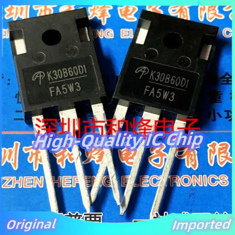 10PCS-30PCS  K30B60D1 AOK30B60D1  IGBT 30A 600V  Imported Original  Best Quality