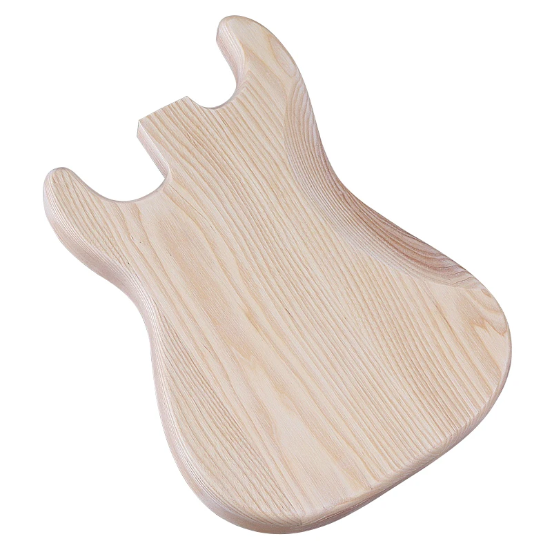 Ashwood Electric Guitar Body DIY Guitar Barrel 2 Pieces Wood Combine Guitar Part 5.6cm Heel Width New Arrival