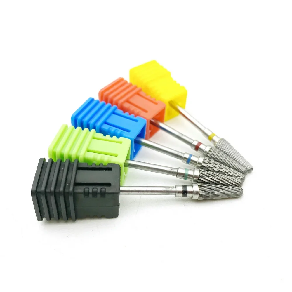 21 Sizes Tungsten Carbide Nail Drill Bits Machine Nail Cutter Nail File Manicure Carbide Nail Drill Bit&Dental Burs