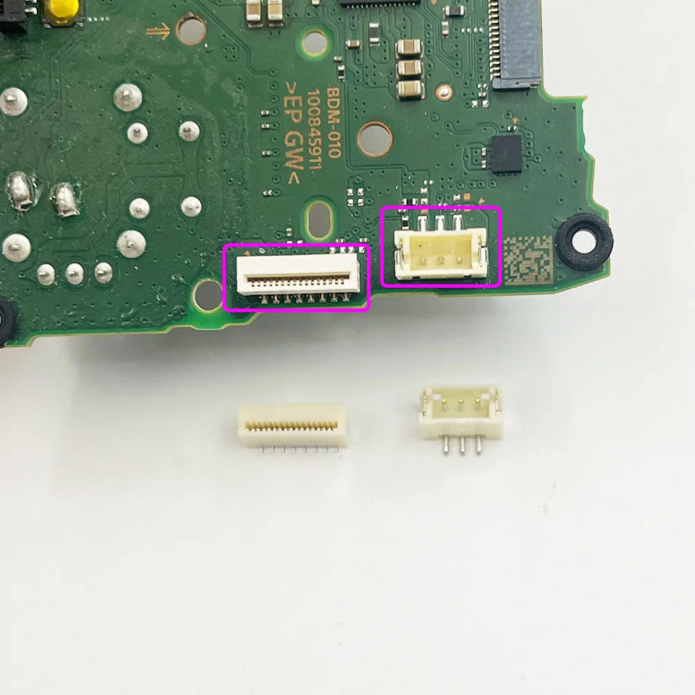 ل PS5 بطارية الاتصال موصل/MIC/L2 R2 الشريط الاتصال كليب المقبس جاك غمبد إصلاح أجزاء