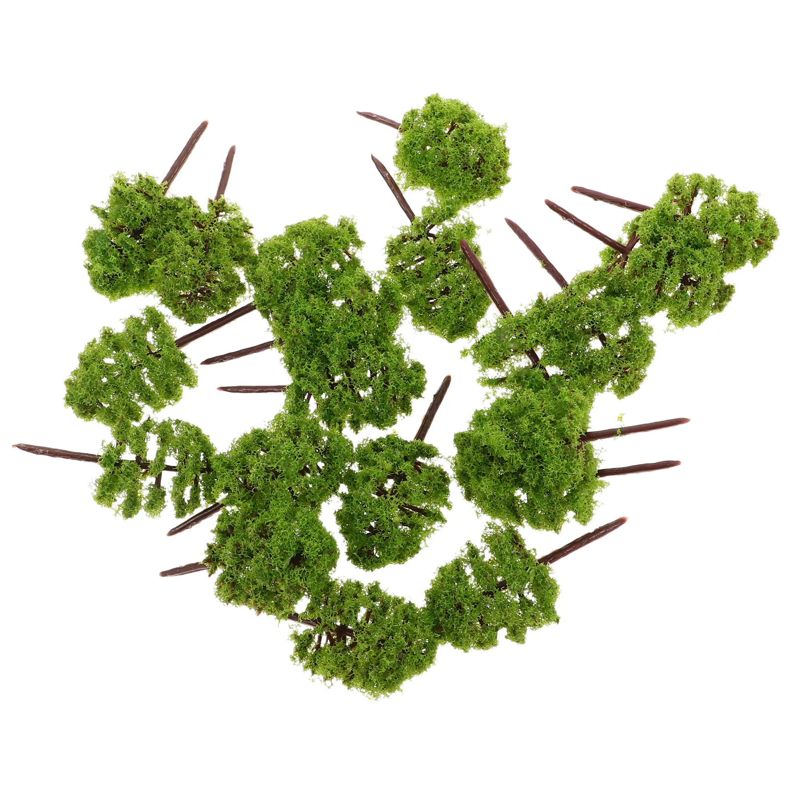 

20Pcs Realistic Miniature Trees for Crafts Small Fake Trees DIY Fairy Garden Train Layout Micro Landscape Decoration