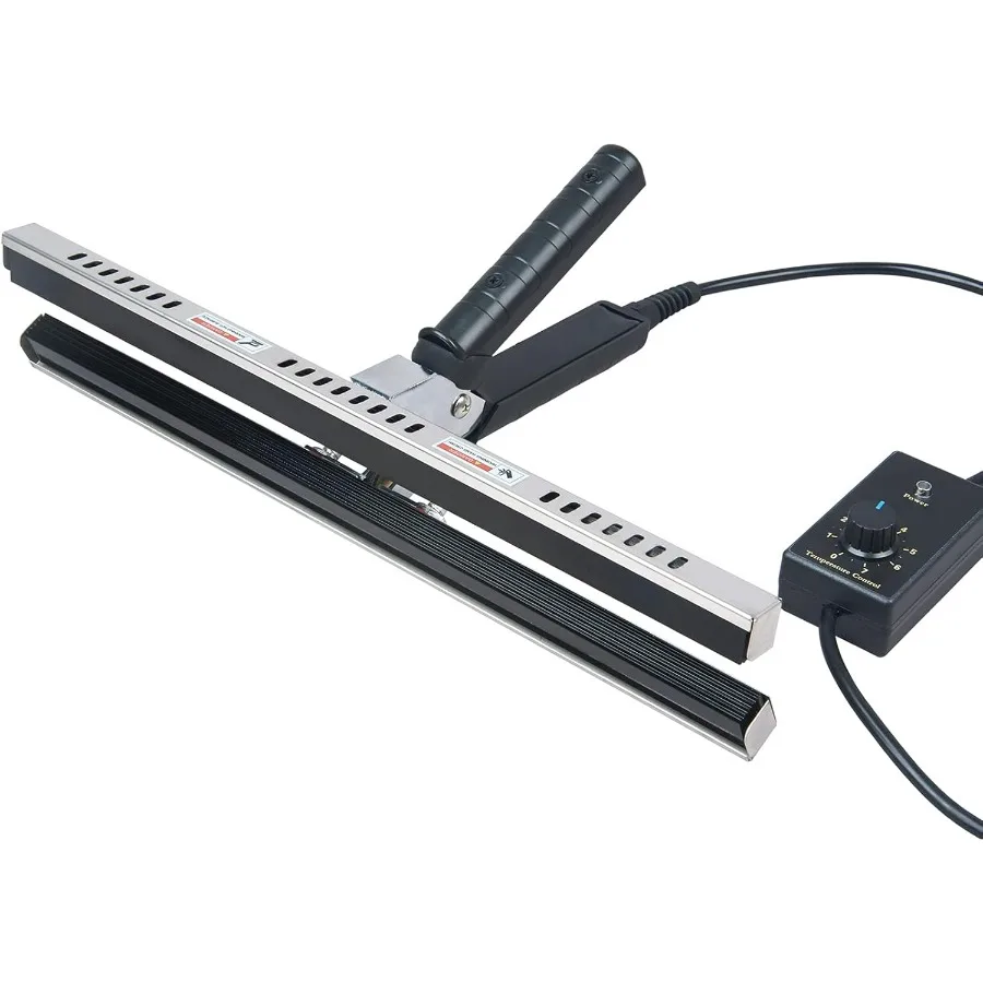 Heat Crimp Sealer FDR400 16 inch Mylar Bag Sealer with 15mm Sealing Width Ideal for Kraft Paper Bags and BOPP Bags in Food Pack