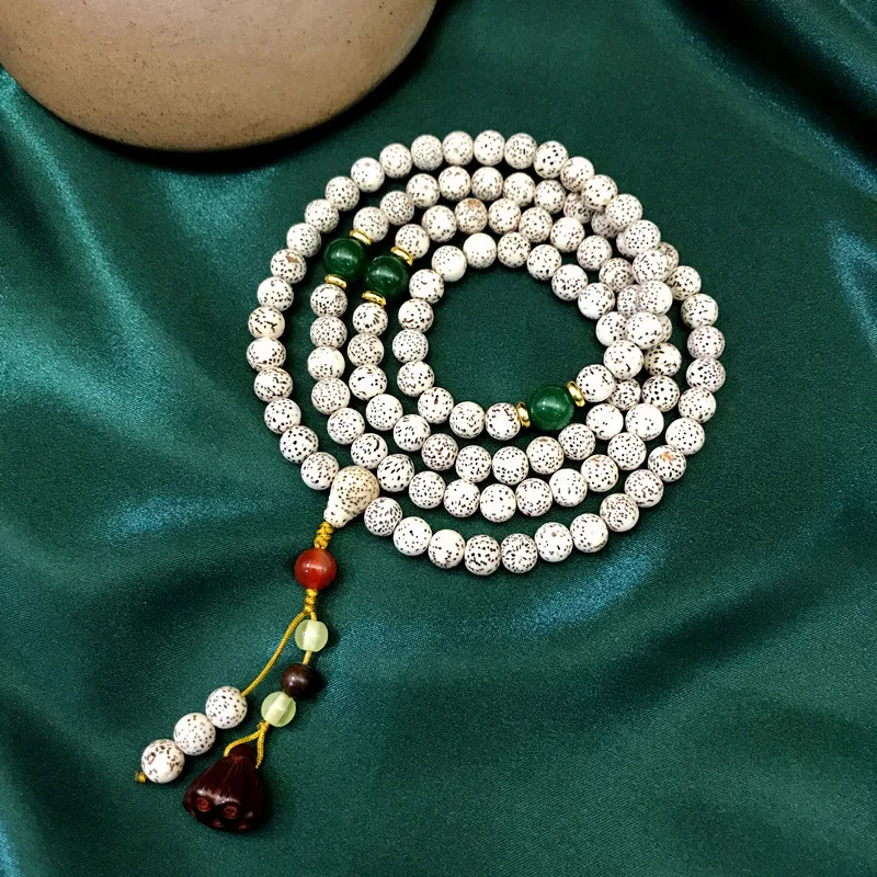 Hainan Star-Moon 108 Original Natural Bodhi Beads Round Bead Buddhist Bracelet Necklace 3