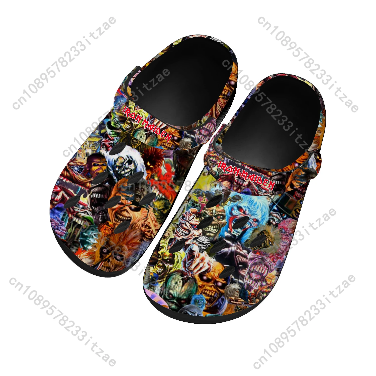 Maidens Heavy Metal Rock Band Singer Music Iron Home Clog uomo donna gioventù ragazzo ragazza sandali scarpe giardino personalizzato scarpa foro