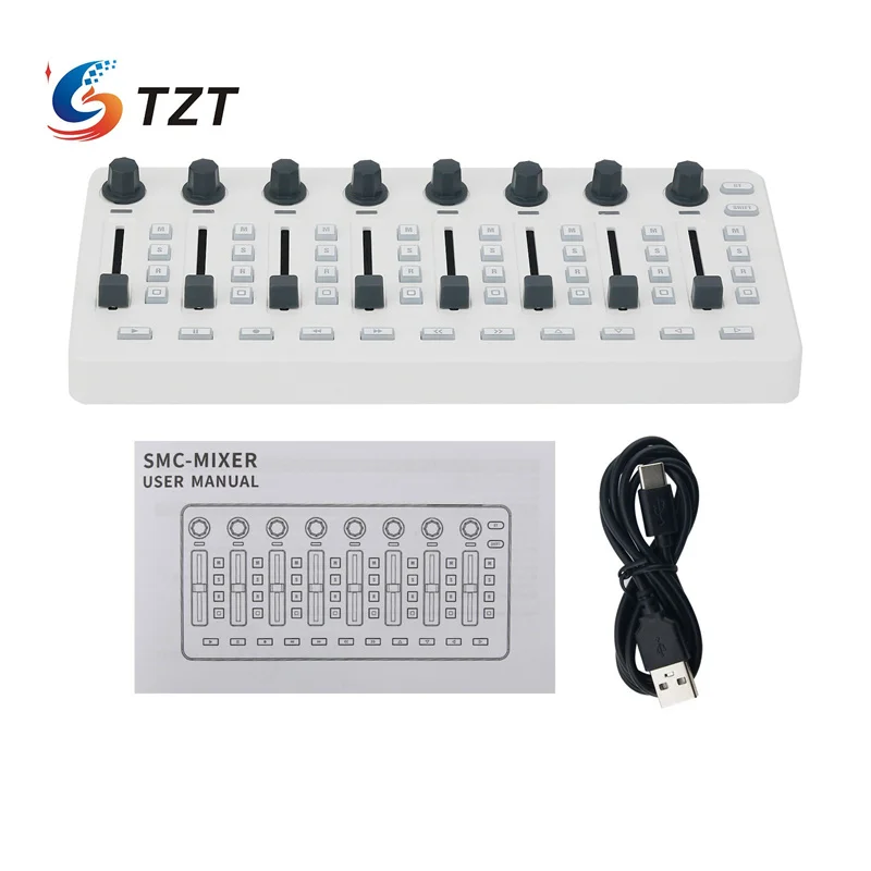 

TZT M-VAVE SMC-MIXER MIDI Controller Mixing Console for Wireless Connection Windows/Mac/iOS/Android