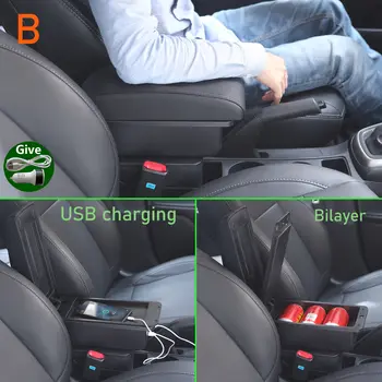 適用於現代i30的扶手箱,也適用於現代伊蘭特旅行版、i30 FD、i30cw車型,2007-2011款汽車扶手箱儲物盒,專用汽車配件 10 最佳銷售 現代i30扶手 - №7