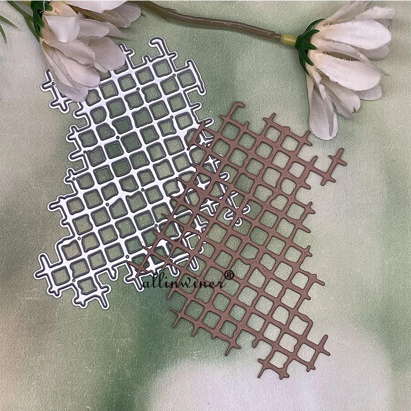 Grid decoration DIY Craft Metal Cutting Die Scrapbook Embossed Paper Card Album Craft Template Stencil Dies