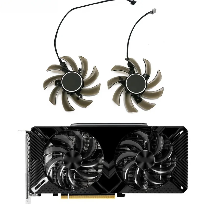 Ventilateur de refroidissement GPU 85MM 4 broches GA91S2U pour carte graphique PNY Palit GTX1660 1660Ti RTX2060 2060S 2070 Gamingpro Dual Graphics