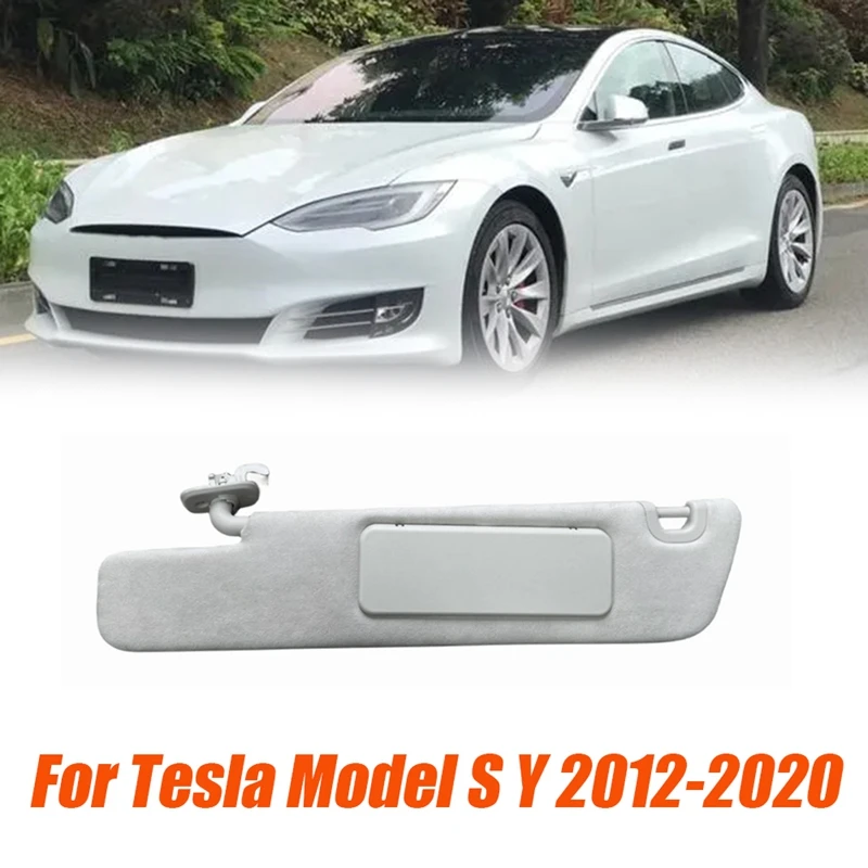 

1Pair Car Sun Visor Parts With Mirror Sunshade 103258100D 103258200D For Tesla Model S Y 2012-2020 Shade Sunvisor Assembly