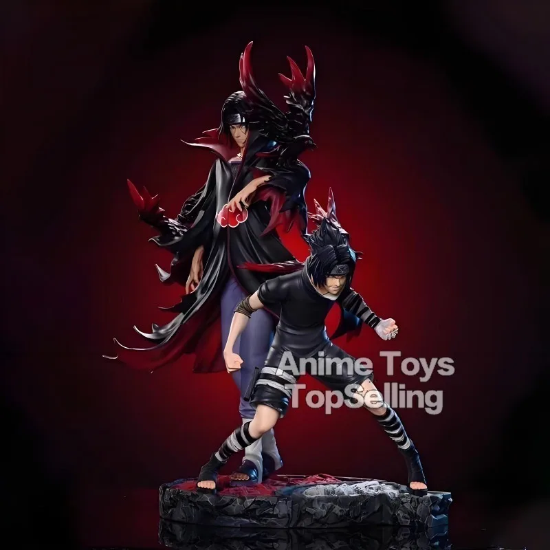 

32cm/12.6in Anime Naruto Figurine Uchiha Itachi And Sasuke Action Figure PVC Statue Model Collectible Toys Gifts