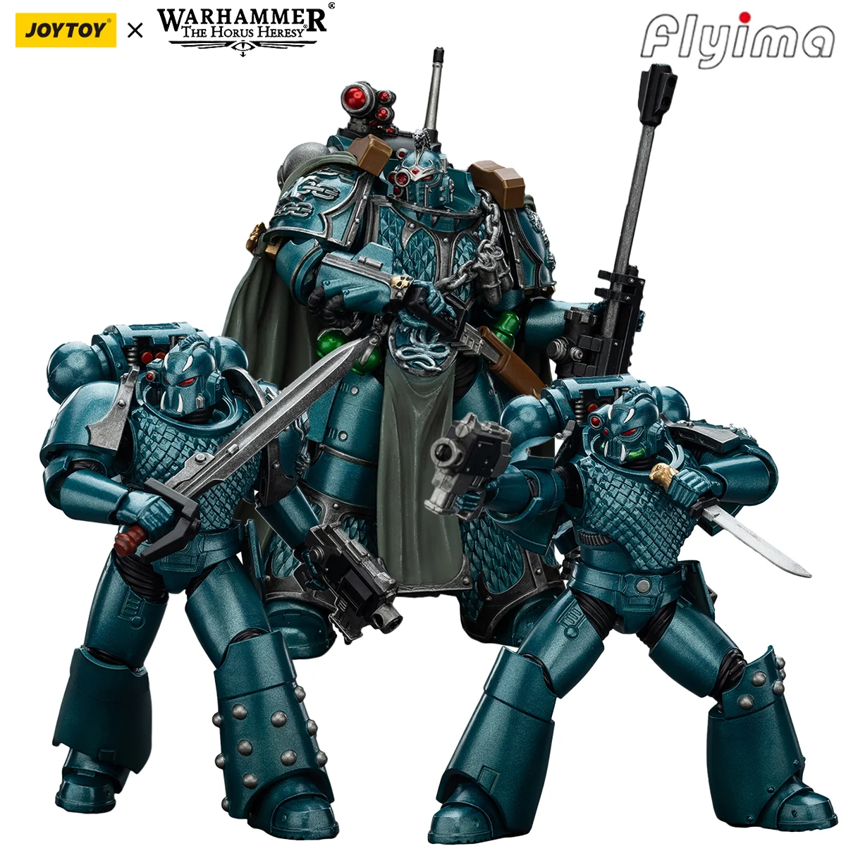 

[Предзаказ] JOYTOY Warhammer 40K 1/18 Фигурки Альфа Легион 3 шт. Модель в подарок