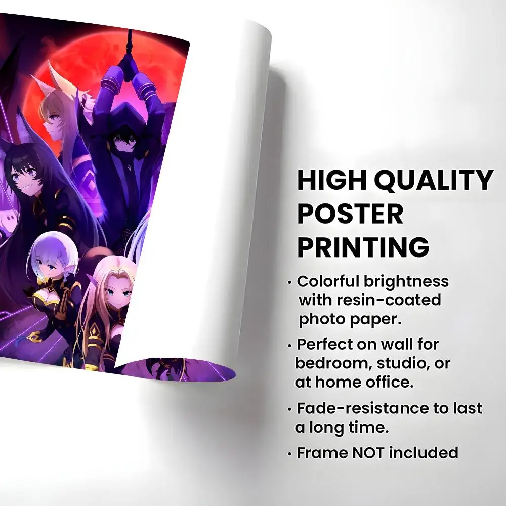 E-Eminence in Shadow ポスター 取り付け簡単 自己粘着式 HD 壁装飾 防水 耐引裂性 ホーム 寝室 完璧なギフト